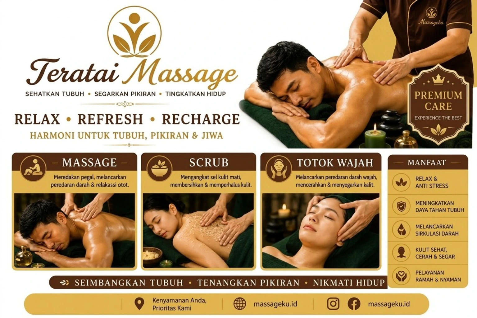 Paket Massage + Scrub